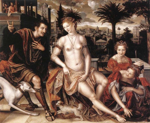 David and Bathsheba by Jan Massys